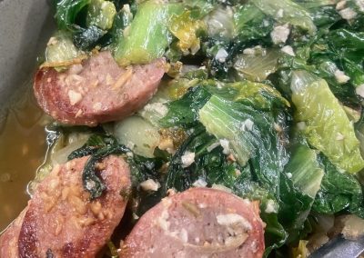 Sautéed Escarole & Sausage